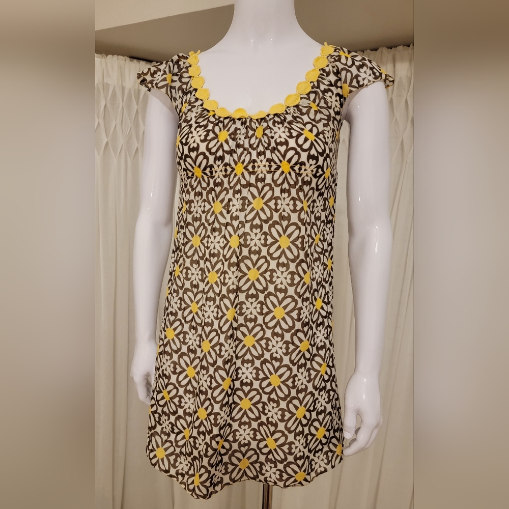 M.S.S.P. Max Studio Specialty Products Cotton Silk Blend Mini Dress, Size XS